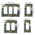 thumbnail image 2 of Yayeee Rocker Switch Wall Plate 1-Gang 4.6"x2.9" Home Decorative Outlet Cover, Retro Pine Tree, 2 of 6