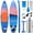 Dusk Blue, variant on SamaDally 11' x34'' Inflatable Stand Up Paddle Board - Ultra Stable Wide Paddle Boards of All Skill Levels, Full-Color Gradient Design, Anti-Slip EVA Deck with Premium Accessories