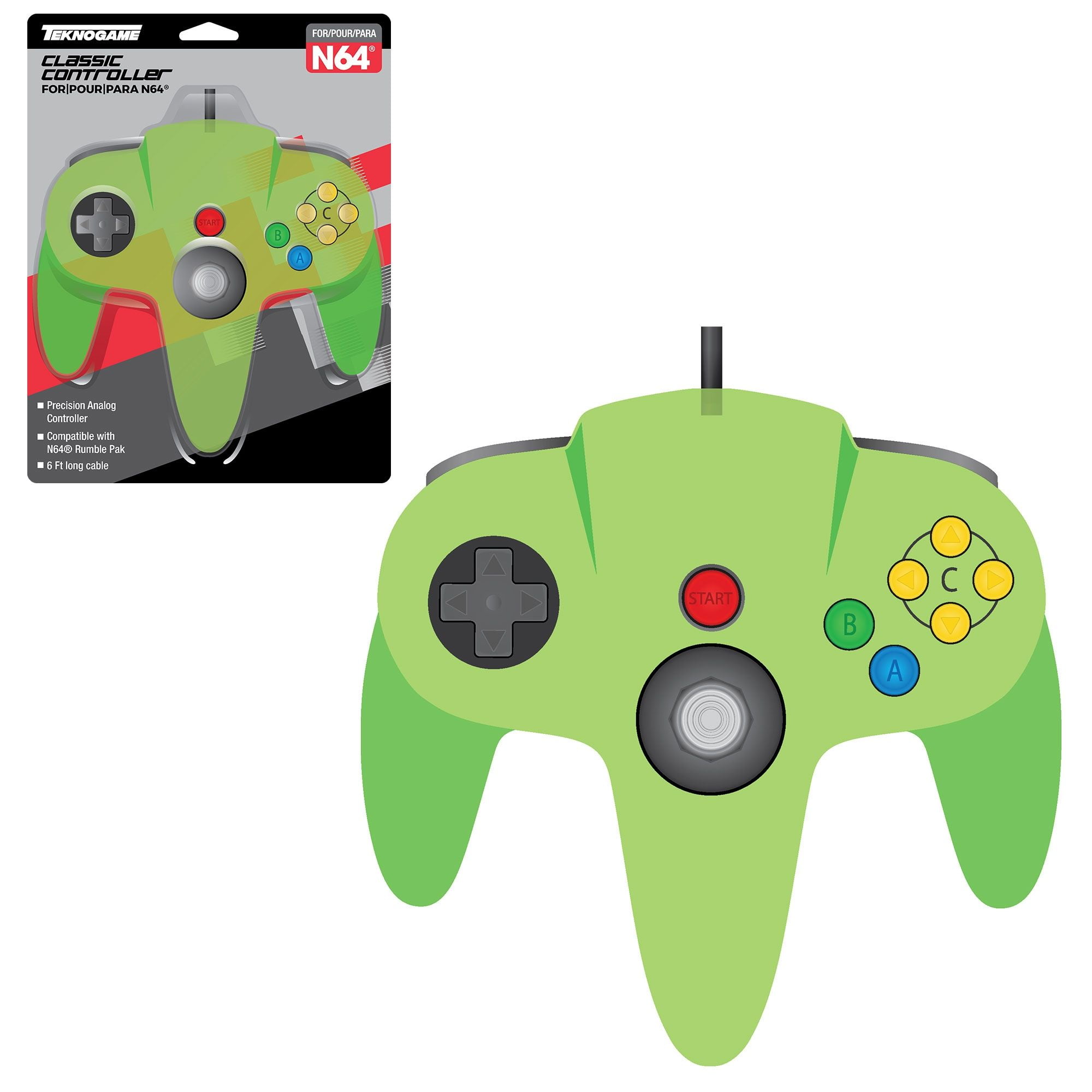 teknogame n64 controller