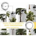 thumbnail image 4 of Tropical Trees Blackout Curtains for Bedroom, Summer Palm Trees Botanical Vintage Green Thermal Insulated Kitchen Drapes with Grommets, Light Blocking Window Treatment, 2 Panels 42" x 45", 4 of 7