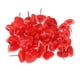thumbnail image 3 of 100 piezas alfileres de empuje de alfileres de tablero de anuncios mensaje rojo rosa, 3 of 9