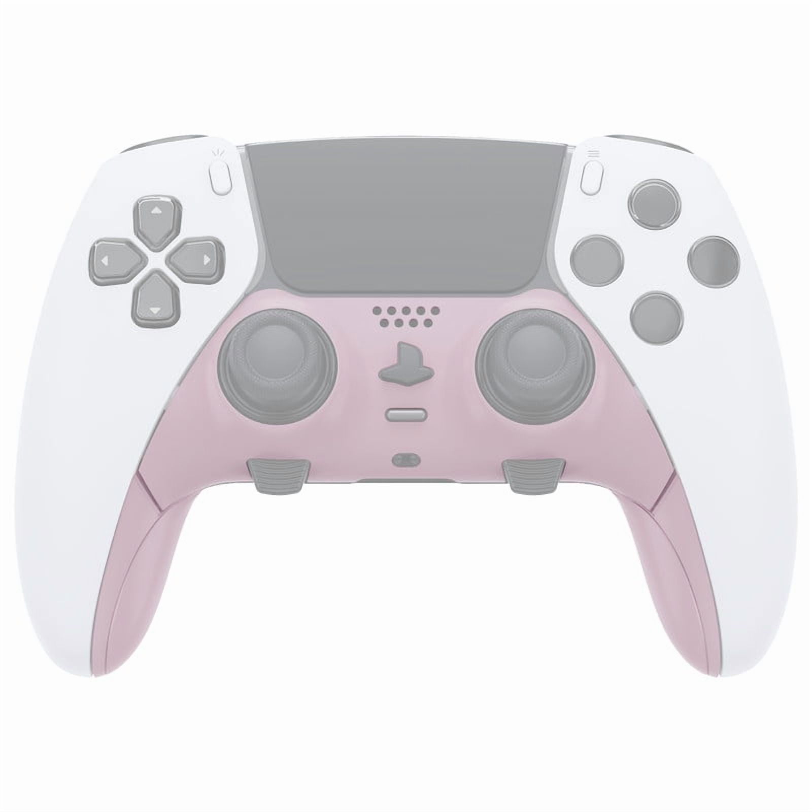 eXtremeRate Top Bottom Decorative Trim Shell Compatible with ps5 Edge Controller DIY Replacement Front Back Clip Shell, Custom Cherry Blossoms Pink Plates Cover Compatible with ps5 Edge Controller