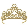 Beistle 60641-GD Gold Glittered Metal Tiara