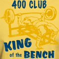 thumbnail image 3 of CafePress - 400 Club Bench Press Light T Shirt - Men's Classic Graphic T-Shirt, 3 of 4