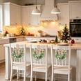 thumbnail image 6 of Mini Eucalyptus Christmas Wreath Small Christmas Wreath Christmas Wreaths for Front Door Artificial Small Hanging Wreath with Bow for Cabinet Door Chair Back Party Decor 1Pcs, 6 of 6