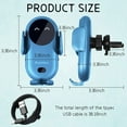 thumbnail image 4 of Smart Car Wireless Charger Phone Holder, Wireless Auto Sensing Cell Phone Car Chargers Holder Car Phone Holder Compatible for iPhone13/12 11/ Pro/XS/XR/ 8 Plus, Samsung S10 /S9 / Note10 / Note9, 4 of 16
