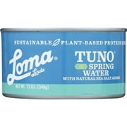 Loma Linda Tuno - Plant-Based - Spring Water (12 oz) - Non-GMO, Ocean Safe, Omega 3, Seafood Alternative