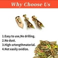 thumbnail image 6 of Drywall Grip Anchors and Screws, Zinc-Plated Steel Expansion Anchors with Self-Drilling Design, Heavy Duty Wall Anchors for Shelves and Fixtures, 6 of 10
