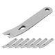thumbnail image 1 of 8 Pieces Mini Pry Bar Stainless Steel Flat Bar Multifunction Small Pry Bar EDC Mini Crowbar Survival, 1 of 5