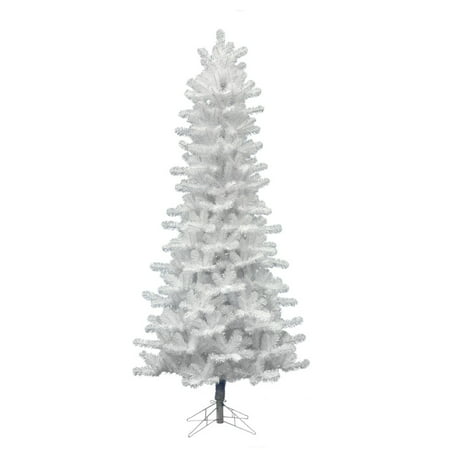 Vickerman 14' Unlit Artificial Christmas Tree Crystal White