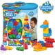 thumbnail image 1 of Mega Bloks First Builders Big Building Bag con grandes bloques de construcción, juguetes de construcción para niños pequeños (80 piezas) Ormromra CJWUS-1013, 1 of 5