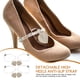 thumbnail image 5 of BRIGHTFUFU 2 pares de mujeres usan tacones altos desmontables correa antideslizante anti-tacones con correa de tobillo, 5 of 7