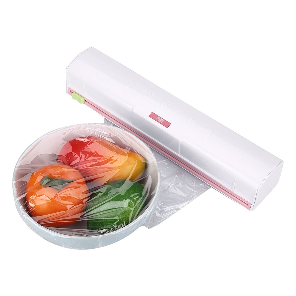 HERCHR Cling Film Cutter, Plastic Food Wrap Dispenser Wrap Cutter Foil