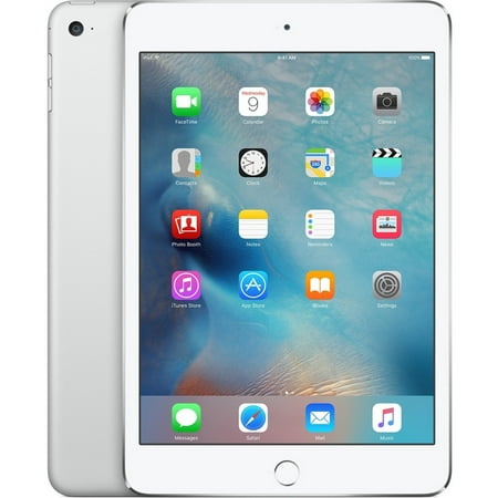 Apple iPad mini 4 Tablet, 7.9u0022, Typhoon Dual-core (2 Core) 1.50 GHz, 64 GB Storage, iOS 9, 4G, Silver