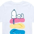 thumbnail image 3 of Peanuts - Summer Edition - Snoopy & Flip Flops - Toddler & Youth Short Sleeve Graphic T-Shirt, 3 of 5
