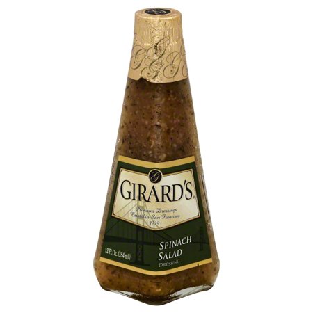 Girard's Spinach Salad Dressing 12 fl. oz. Glass Bottle ...