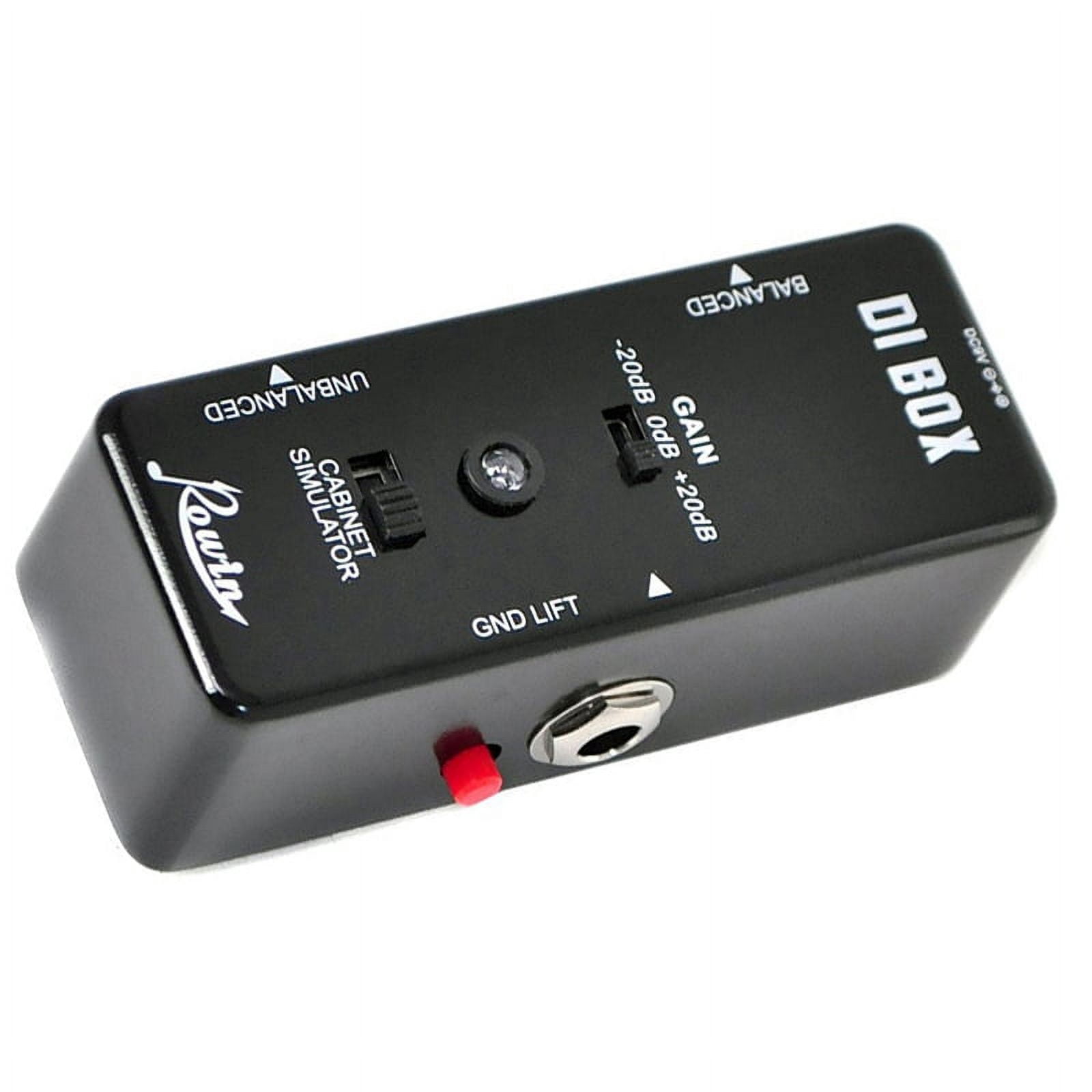 DI BOX LEF-331 Micro-DI with Cab Sim and Gain Guitar Effect Pedal True Bypass