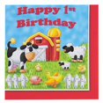 thumbnail image 2 of On The Farm 1st Birthday Lunch Napkins (16 count), 2 of 3