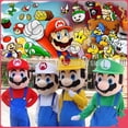 thumbnail image 2 of Disfraz de muñeco de dibujos animados de Super Mario de Disney, muñeco personalizado para caminar, jugar en vivo, promoción de eventos, accesorios, mascota títere, 2 of 4