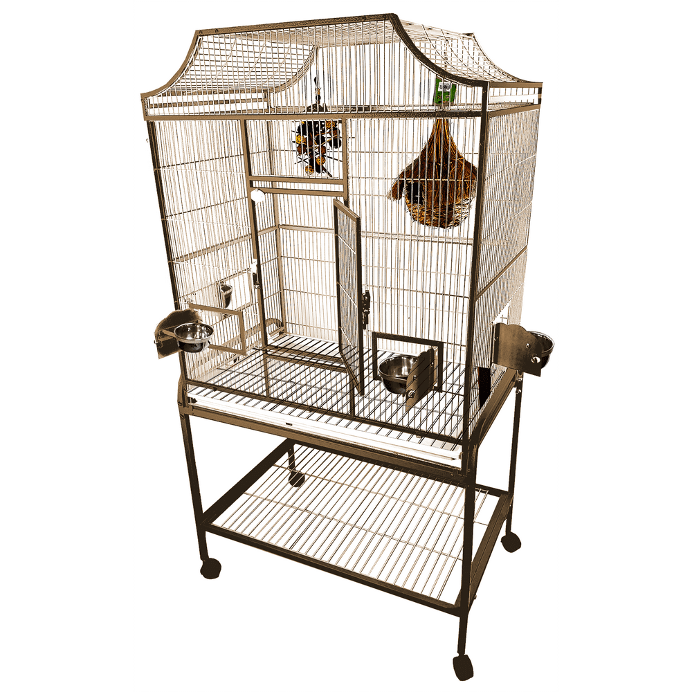 A and E Cage Co. Elegant Style Flight Bird Cage-Sandstone-Large