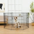 thumbnail image 4 of Vibrant Life 8-Panel Wire Playpen for Pets, Black, 36" Tall, 4 of 8