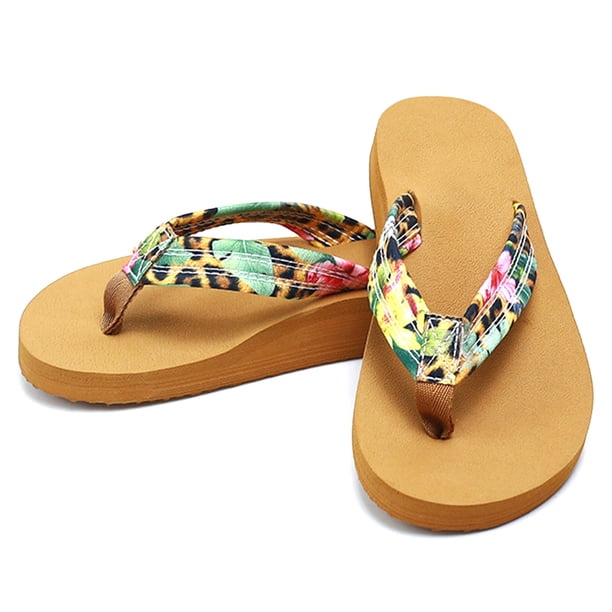 Sandalias Thong Flip For Women Summer Beach Yoga Mat para Interiores Al Aire Libre