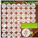 thumbnail image 2 of 24 piezas de plantilla hueca para dibujo de madera navideña, patrón navideño, colgante redondo, plantilla de dibujo hueco, 2 of 3