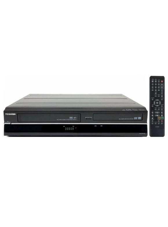 Pre-Owned Toshiba Dvr620 Dvd Recorder Vcr Combo VHS to Dvd Dubbing w/ Remote and Cables (Good)