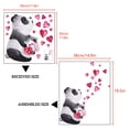 thumbnail image 2 of Wall Sticker PVC Self-adhesive Wall Decal Animal Printed Removable Art Poster for Home Decoration, 2 of 8