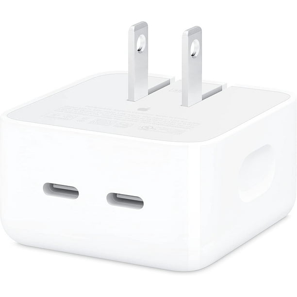 Apple 40W Dual USB-C Port Compact Power Adapter - Walmart.com