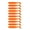 4 Orange, variant on Yammee 10Pcs Paddle Tail Swimbaits 4cm 1.1g Artificial Worm Baits T Tail Swim Baits for Saltwater Soft Fishing Lures
