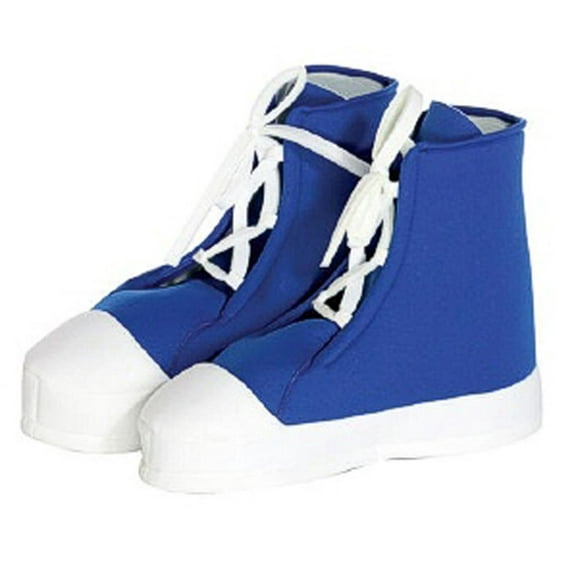 Blue High Top Shoe Covers Great for Hip Hop gag or Clown