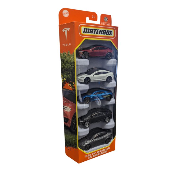Matchbox 5 pack Tesla 20th Anniversary Set - Walmart.com