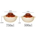 thumbnail image 5 of 750ml 500ml Chaoshan Chaozhou Rice Noodle Casserole Porridge Tery With Double Ear Clay Pot, 5 of 5