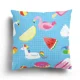 thumbnail image 5 of Funda de almohada de lujo con dibujos de limón para decoración del hogar, para exteriores, para coche, sala de estar, verano, 5 of 5