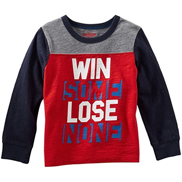OshKosh B'gosh T-Shirt Slogan pour Petits Garçons (Tout-Petit/enfant) - Gagne - 4 Enfants