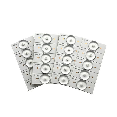 

20PCS 3V Lamp Beads with Optical Lens Fliter for 32-65 LED TV Led Light Strip Parts Accessories