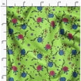 thumbnail image 2 of Soimoi Brown Rayon Fabric Flower Floral Printed Craft Fabric by the Yard 58 Inch Wide, 2 of 6