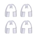 thumbnail image 1 of Protector dental nocturno de 4 piezas, protector dental para el bruxismo, protector bucal de EVA de grado alimenticio (transparente), 1 of 7