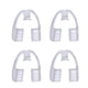 thumbnail image 1 of Protector dental nocturno de 4 piezas, protector dental para el bruxismo, protector bucal de EVA de grado alimenticio (transparente), 1 of 7