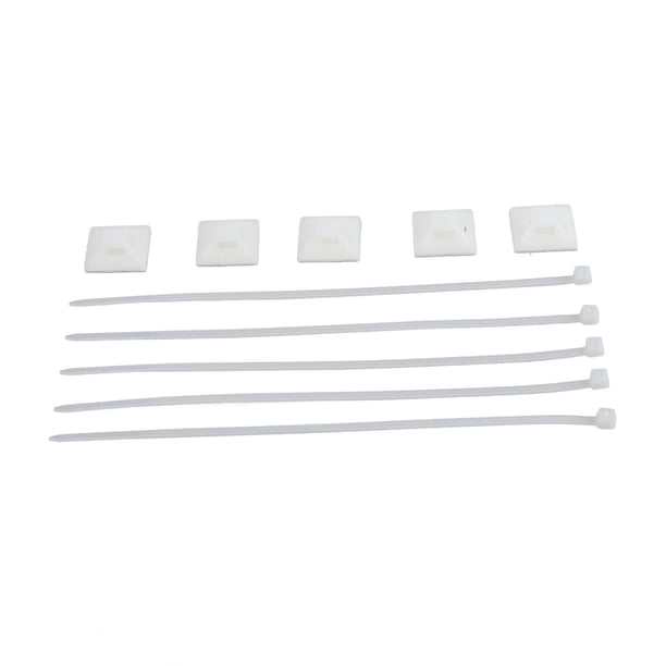 Bridas de Nailon Con Cremallera ANGGREK 200 Piezas Autoblocantes Para Cables