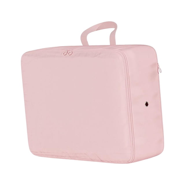Cubo de embalaje de compresión para equipaje, maleta, mochila, tela duradera, suave, dos Rosa 40x30x18cm