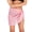 Pink, variant on SAYFUT Swimwear Chiffon Bikini Cover up Beach Short Pareo Sarong Wrap Soild Color Swimsuit Cover-up
