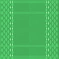 thumbnail image 1 of Ahgly Company Machine Washable Indoor Square Transitional Neon Green Area Rugs, 4' Square, 1 of 7
