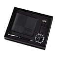 thumbnail image 1 of Juego de Regalo para Hombre Yinane Reloj Bolígrafo Caja de Regalo Negro Plata, 1 of 8