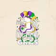 thumbnail image 4 of Inktastic My First Mardi Gras with Jester Hat and Beads Boys or Girls Baby T-Shirt, 4 of 5