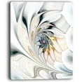 thumbnail image 2 of Tableau mural sur toile imprimée Design Art Verre blanc florale, 2 of 2