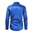 thumbnail image 2 of Polo Shirts for Men Size Small Mens Tops Undershirt Men Athletic Apparel Fall Tunic Band Size Comfy Summer Shirts Lady Set Long Shirt Slipper Sock 1 Slipper Men's Club Solid Color Gold Hot Blue XL, 2 of 6
