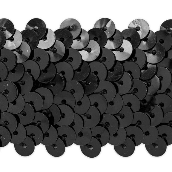 Expo Int'l 5 yards of 4 Row 1 1/2" Metallic Stretch Sequin Trim