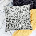 thumbnail image 2 of BANET Geometric Circle Throw Pillow , Spiraling Rotary Circle Turning to Concentric Grid Lines Tile, Decorative Square Accent Pillow Case 24x24in, 2 of 5